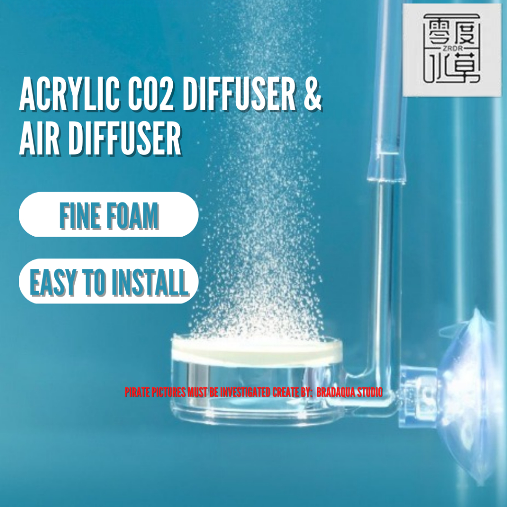 ZRDR Acrylic CO2 Diffuser & Air Diffuser | Shopee Malaysia