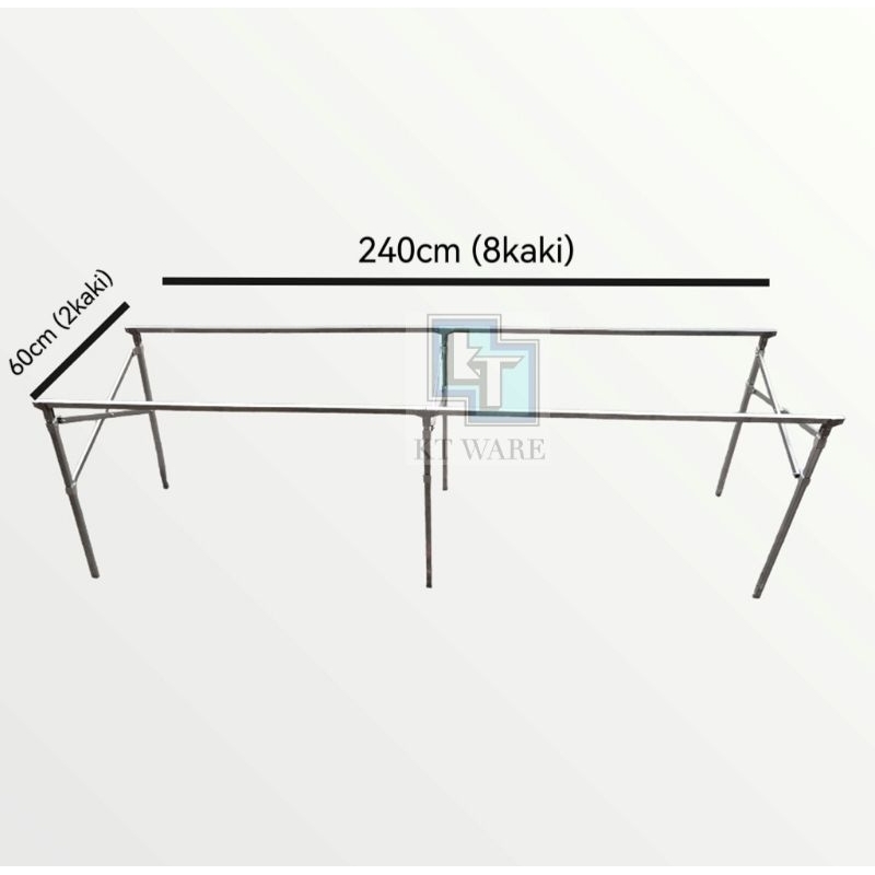 KT WARE NIGHT Market Foldable Table Rack Market Folding Table Stand ...
