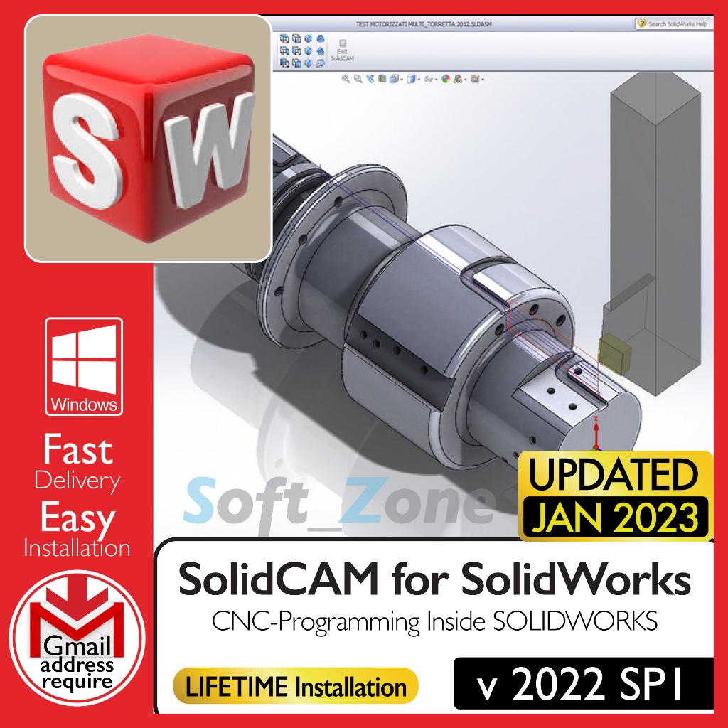 SolidCAM 2024 SP2 for SolidWorks 20182025 CNCProgramming Inside Your SOLIDWORKS [WINDOWS x64