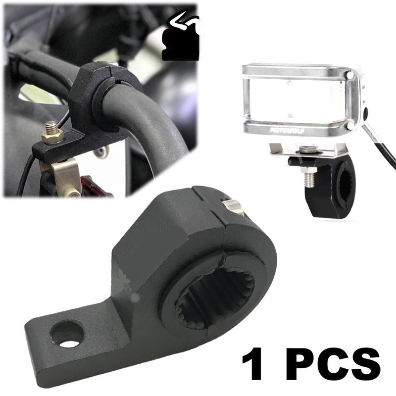 Spotlight Bracket 30mm Motorcycle Universal Clamp Holder Mounting Fog ...