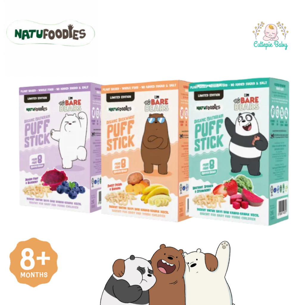 Natufoodies Baby Organic Buckwheat/Multigrain Puff Stick 8m+ (21g ...