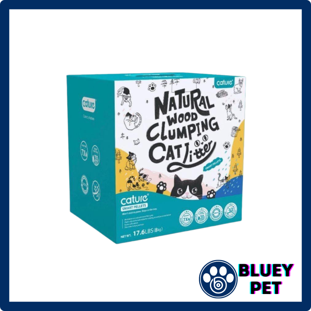 CATURE Wood Clumping Cat Litter Smart Pellets 20L/8Kg main image 1