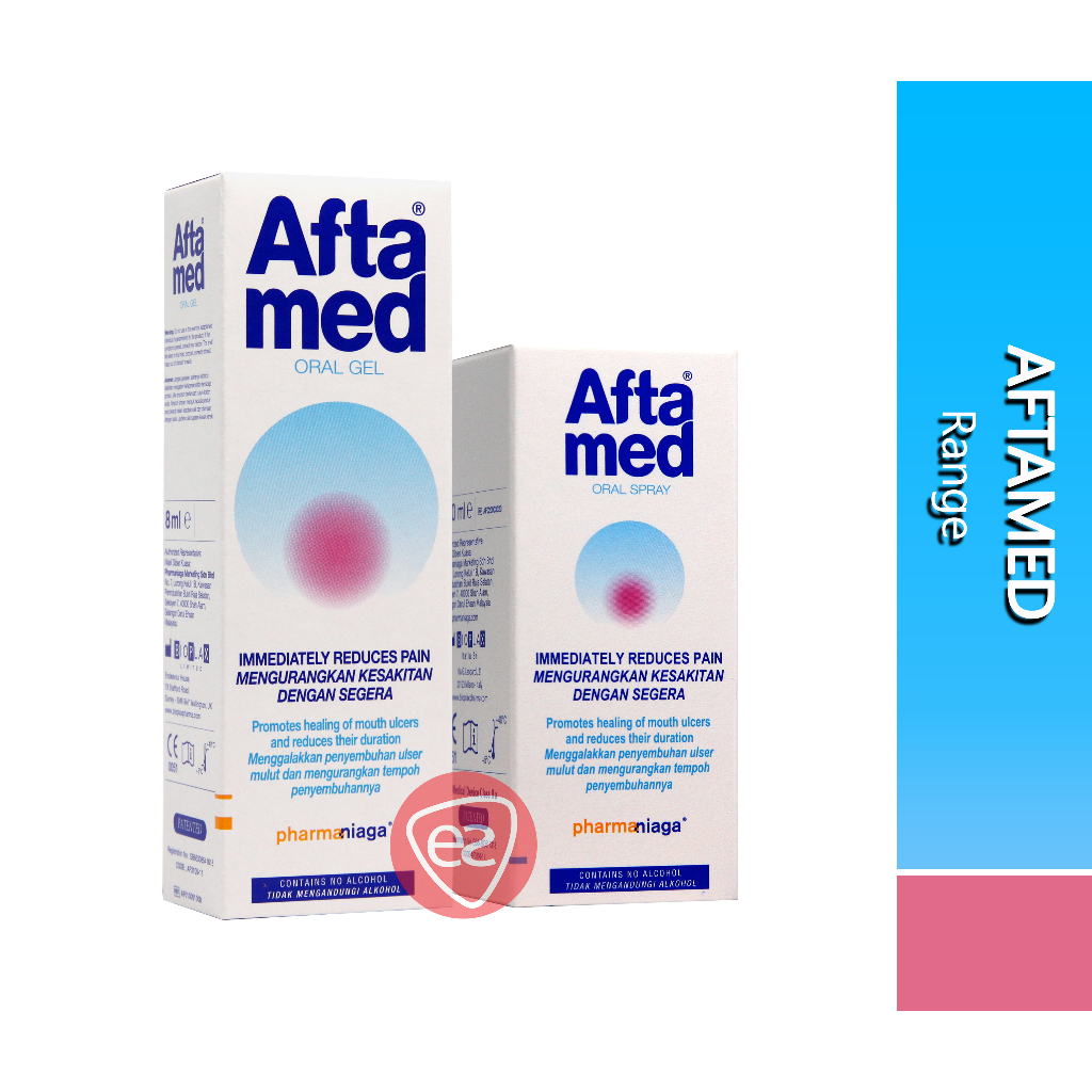 Aftamed ( Oral Gel 8ml / Oral Spray 20ml ) | Shopee Malaysia