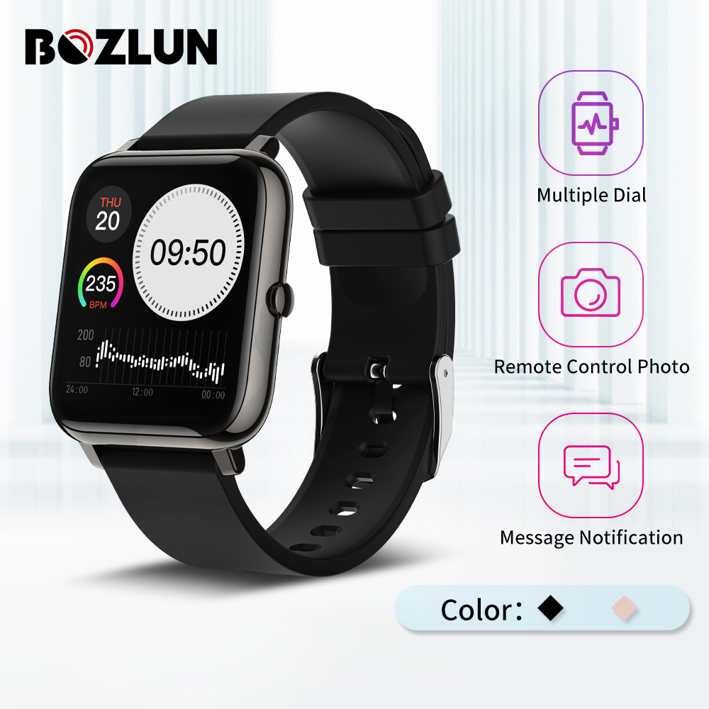 BOZLUN Smart Watch Men/Women Sport Clock Fitness Tracker Heart