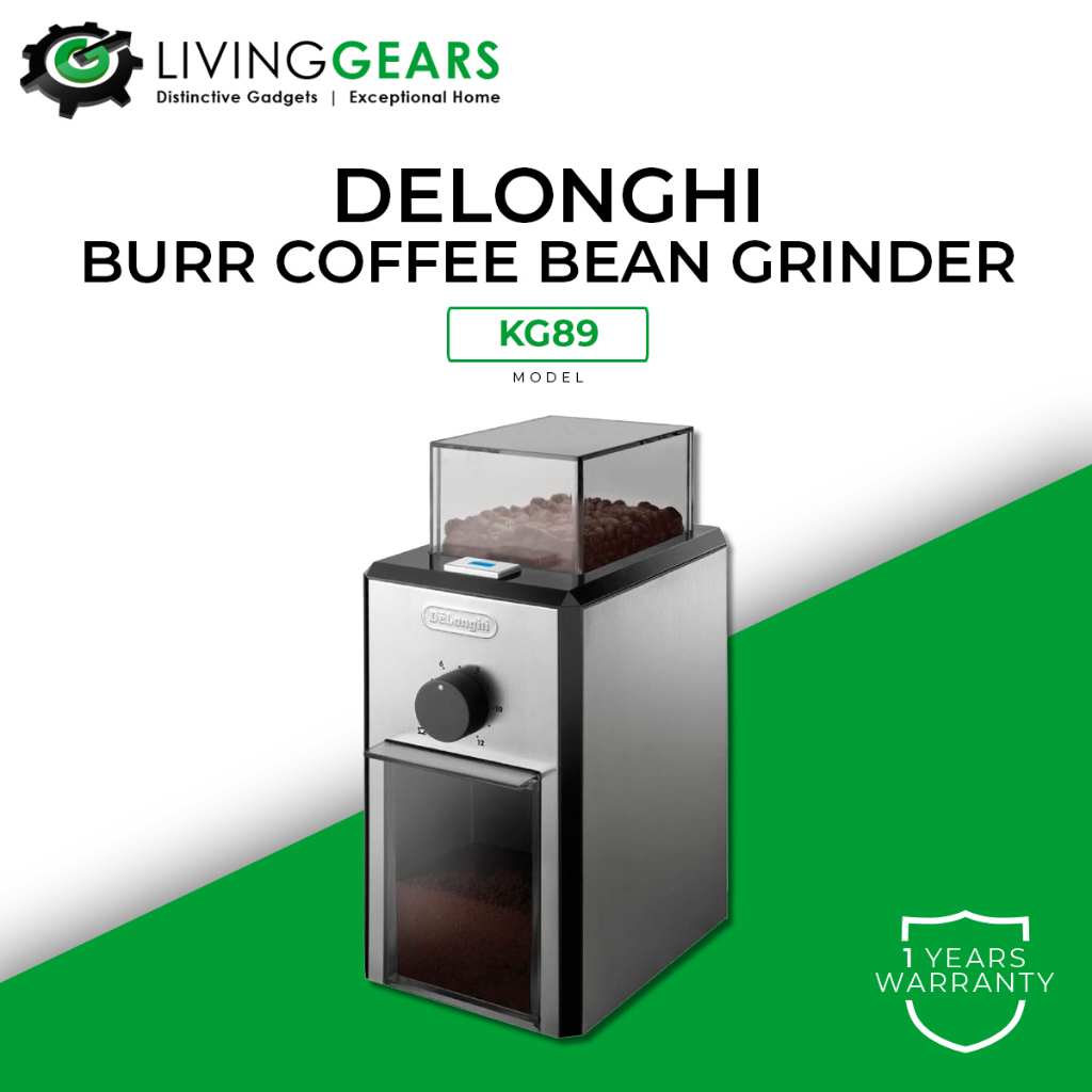 DeLonghi (KG89) Various Grind Size Burr Coffee Bean Grinder Shopee