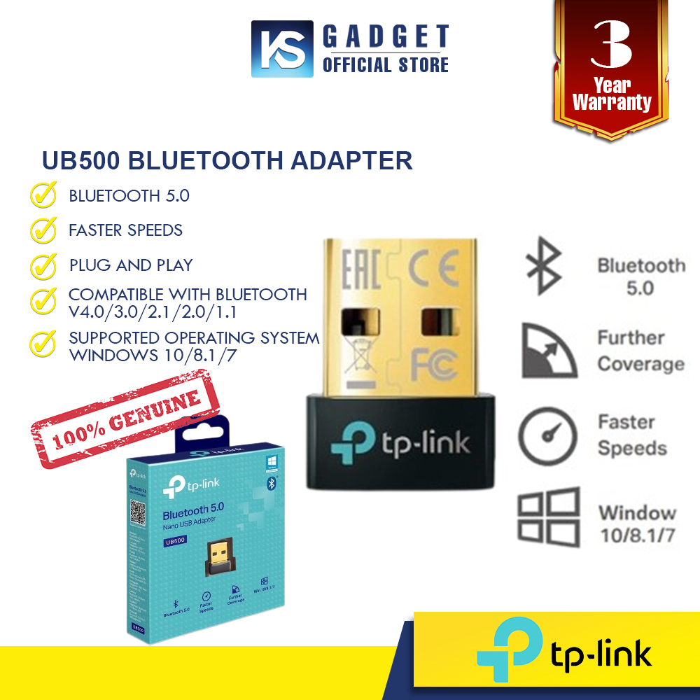TP-LINK UB500 Bluetooth 5.0 Nano USB Adapter UB5A | Shopee Malaysia