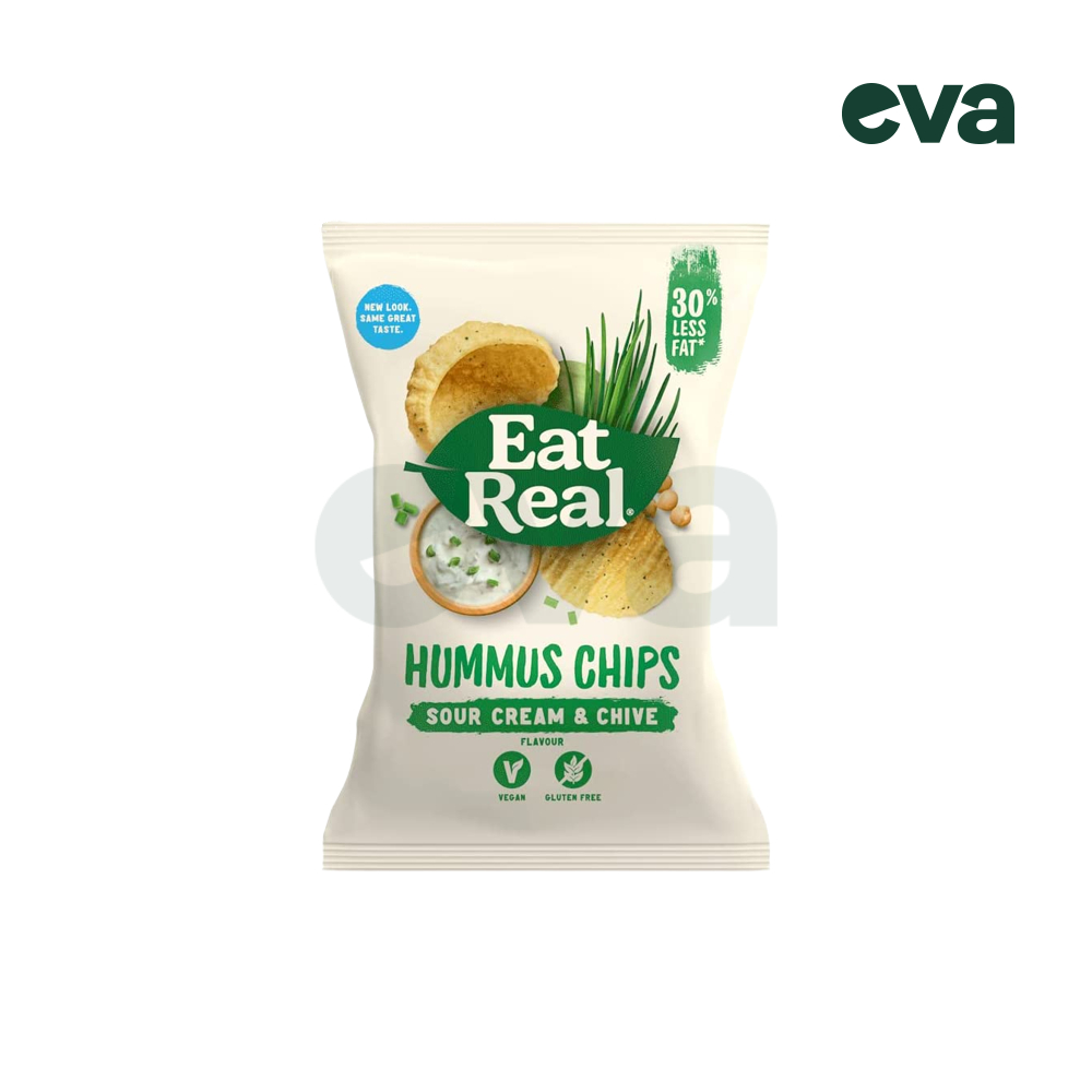 EAT REAL HUMMUS CHIPS SOUR CREAM&CHIVES 135G Shopee Malaysia