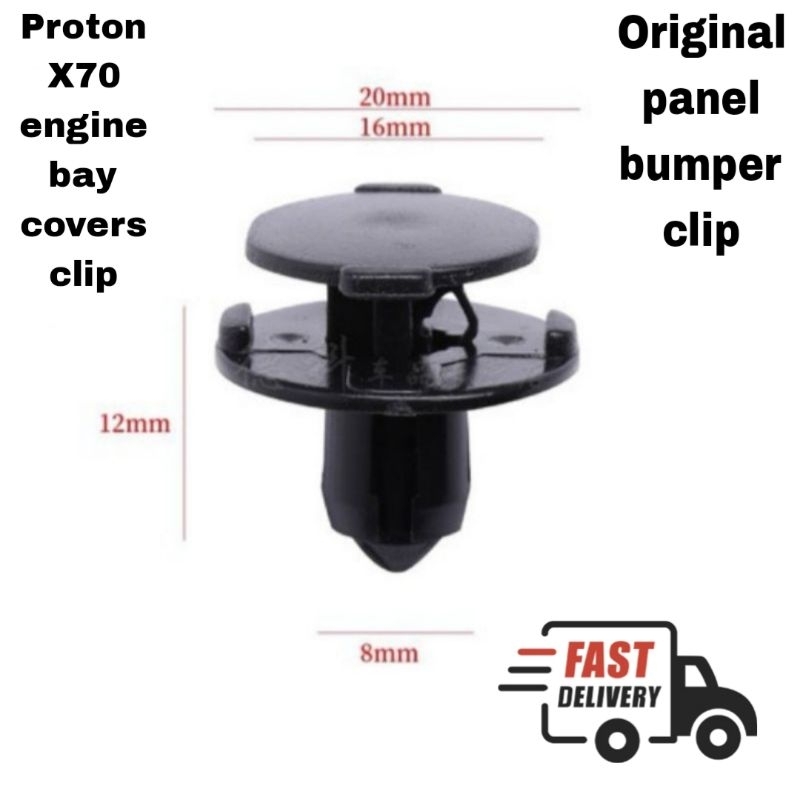 Proton X70 /X50 Engine Bay Cover Clip(Original Pom)Made In Malaysia