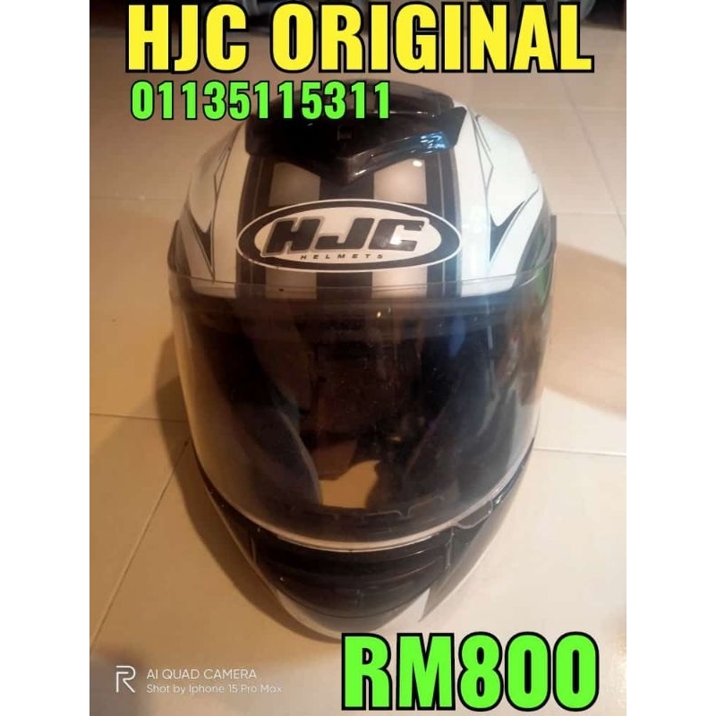 HJC Fullface Helmet S Original Shopee Malaysia