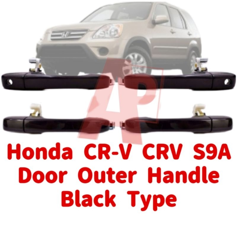 Honda CR-V CRV S9A Black Door Outer Handle Front Rear 2002 - 2006 New ...