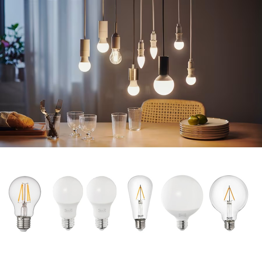 IKEA E27 LED Light Bulb Cool Daylight / Warm White - RYET/SOLHETTA ...