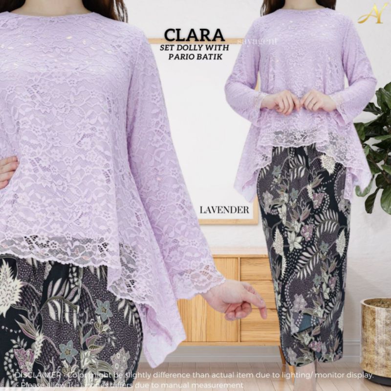 CLARA DOLLY SHIMMER TOP/BATIK INSTANT PARIO SET | Shopee Malaysia