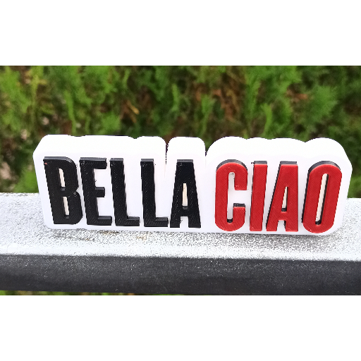 BELLA CIAO Logo (3D Desk Decoration) | Shopee Malaysia