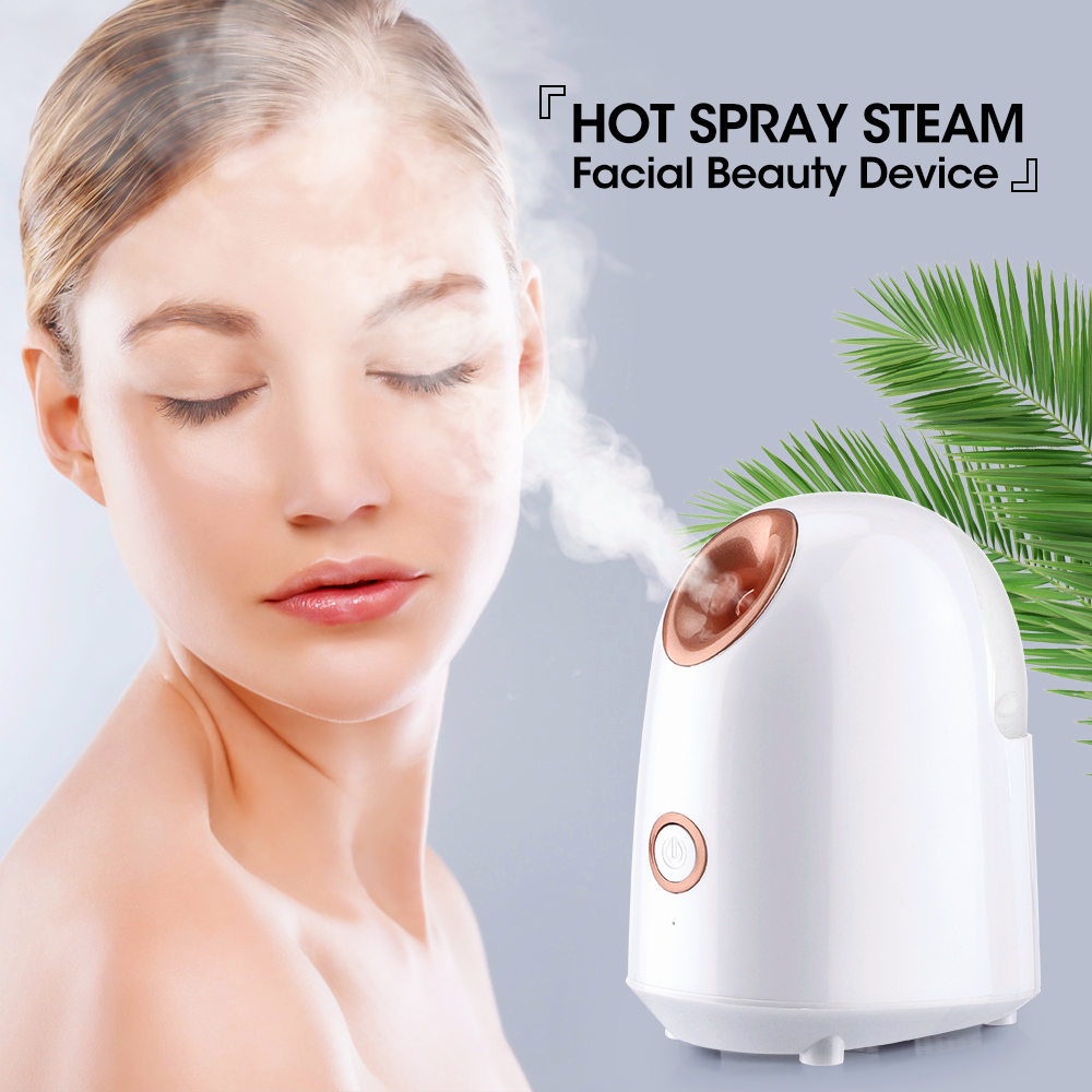 Ready🔥 Nano Facial Steamer Hot Mist Skin Pores Cleansing Sauna Spa Mist Sprayer Hot And Cold 3792