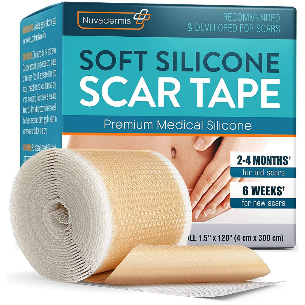 Nuvadermis Scar Removal Medical Silicone Scar Sheets Scaraway Gel