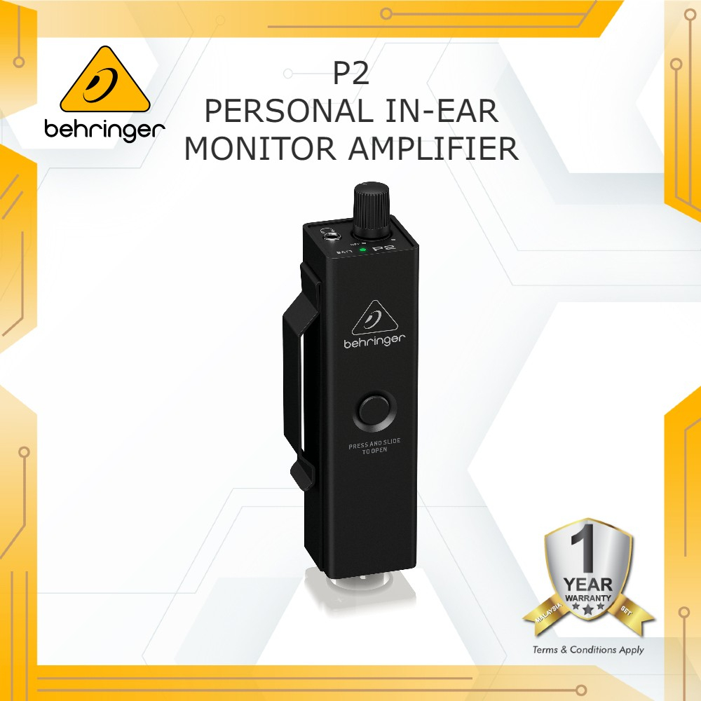 Behringer P2 Ultra-Compact Personal In-Ear Monitor Amplifier | Shopee ...