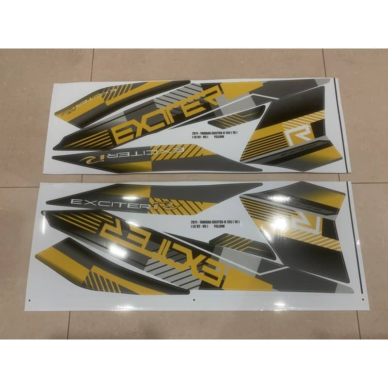 Yamaha LC 135 Sticker Exciter R Vietnam V2 V3 V4 V5 V6 V7 LC Stripe