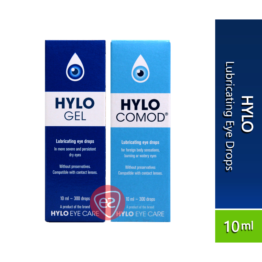 Hylo Lubricating Eye Drops 10ml ( Hylo Comod / Hylo Gel ) Shopee Malaysia