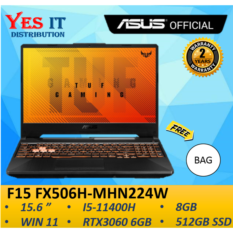 Asus Tuf F15 Fx506h Mhn224w 15 6 Fhd 144hz Gaming Laptop I5 11400h