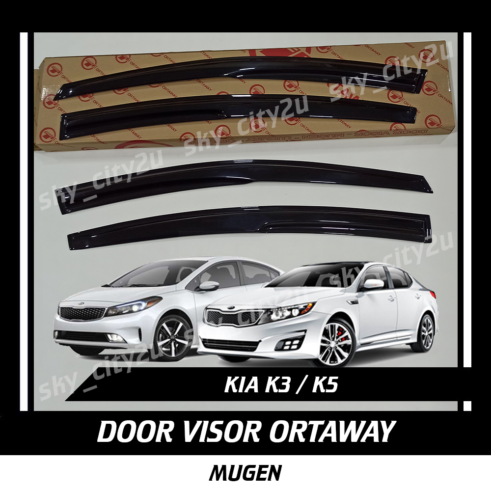 Kia Cerato K3 Kia Optima K5 Mugen Door Visor Ortaway Kia K3 Kia K5 Air