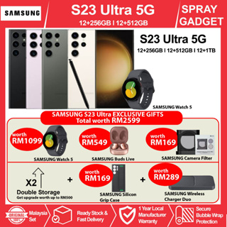 Samsung Galaxy S23 Ultra (12GB + 256GB/512GB/1TB) – Original Malaysia Set –  Satu Gadget Sdn. Bhd.