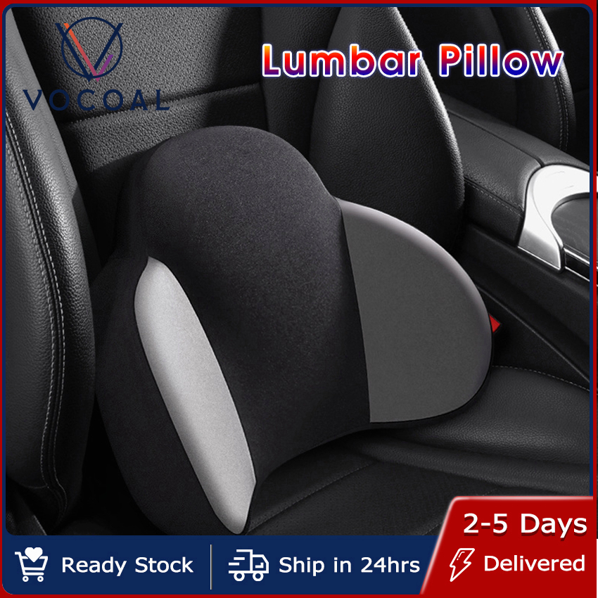 Vocoal Car Headrest Pillow Lumbar Pillow Waist Back Support Neck Pillow ...