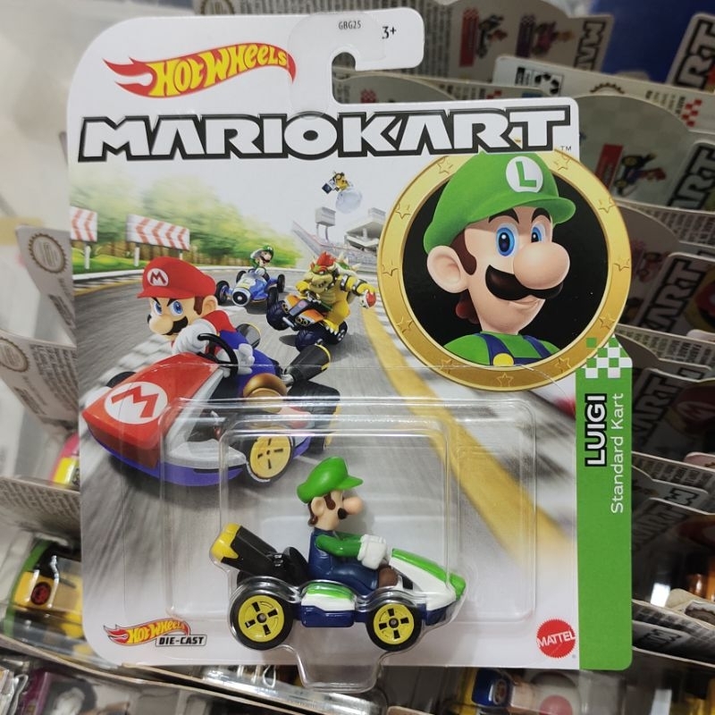 Hot Wheels Nintendo Mario Kart Super Mario Luigi Standard Kart Shopee