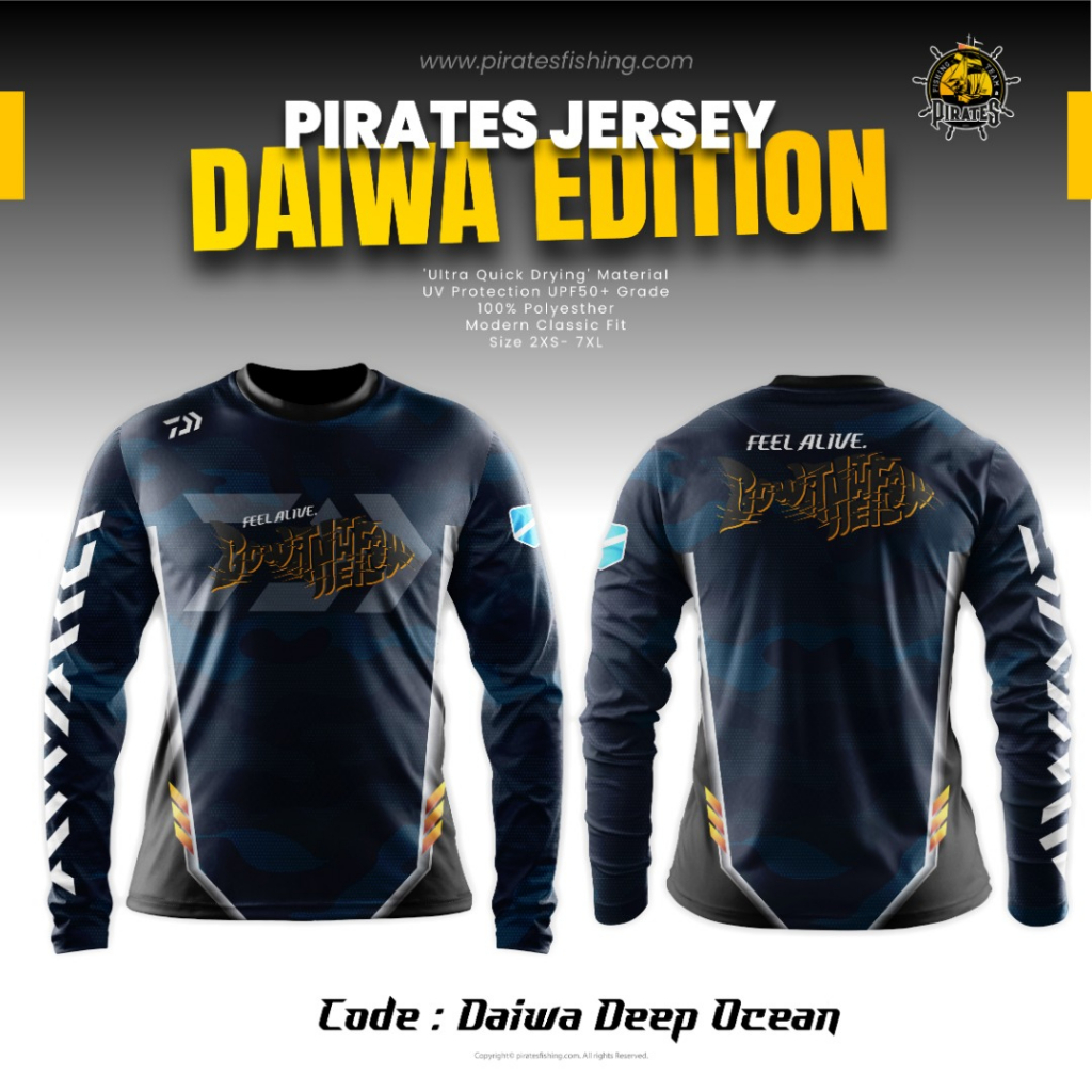 PIRATE FISHING STORE BAJU PANCING DAIWA DEEP OCEAN EDITION DAIWA