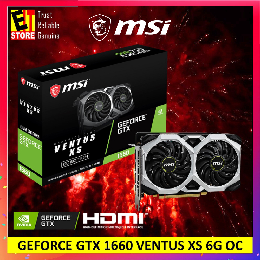 Gtx 1660 msi online ventus xs