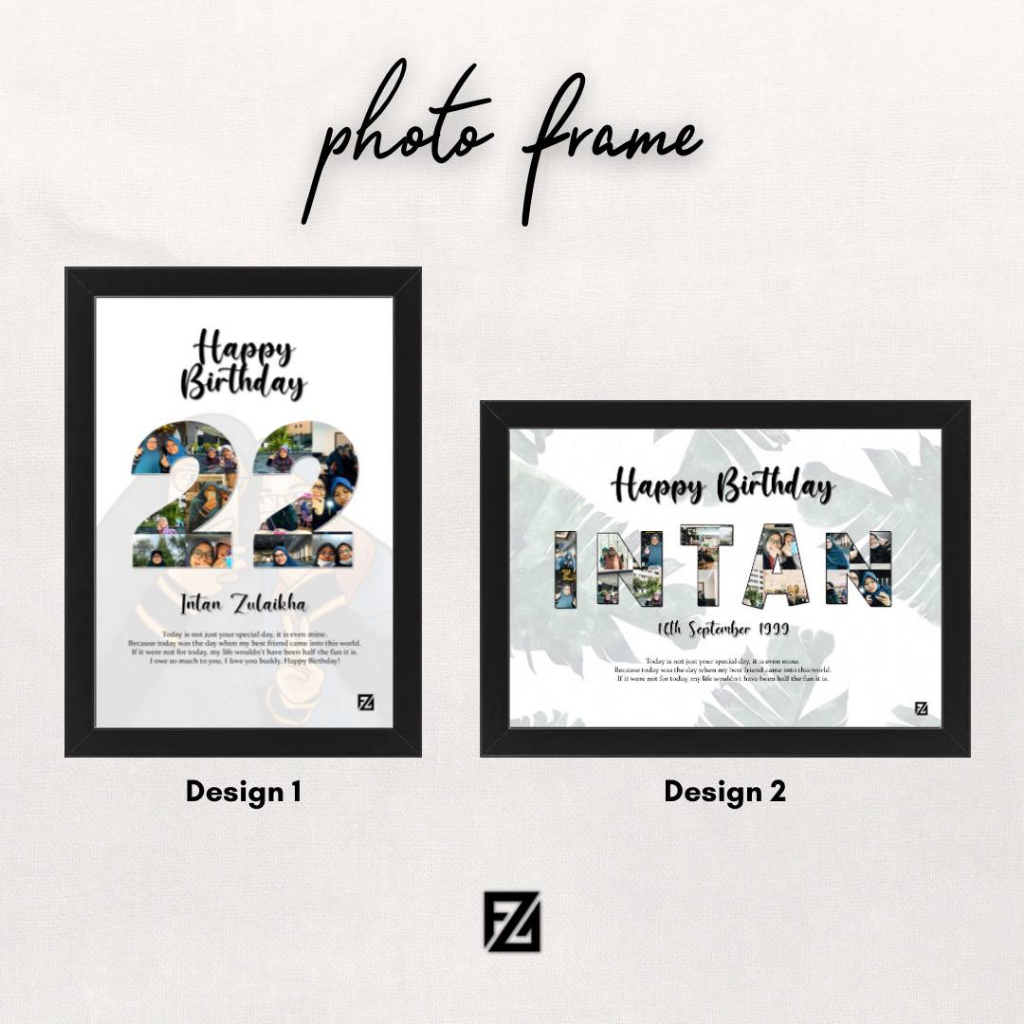 CUSTOM PHOTO FRAME | GIFT FRAME | Shopee Malaysia