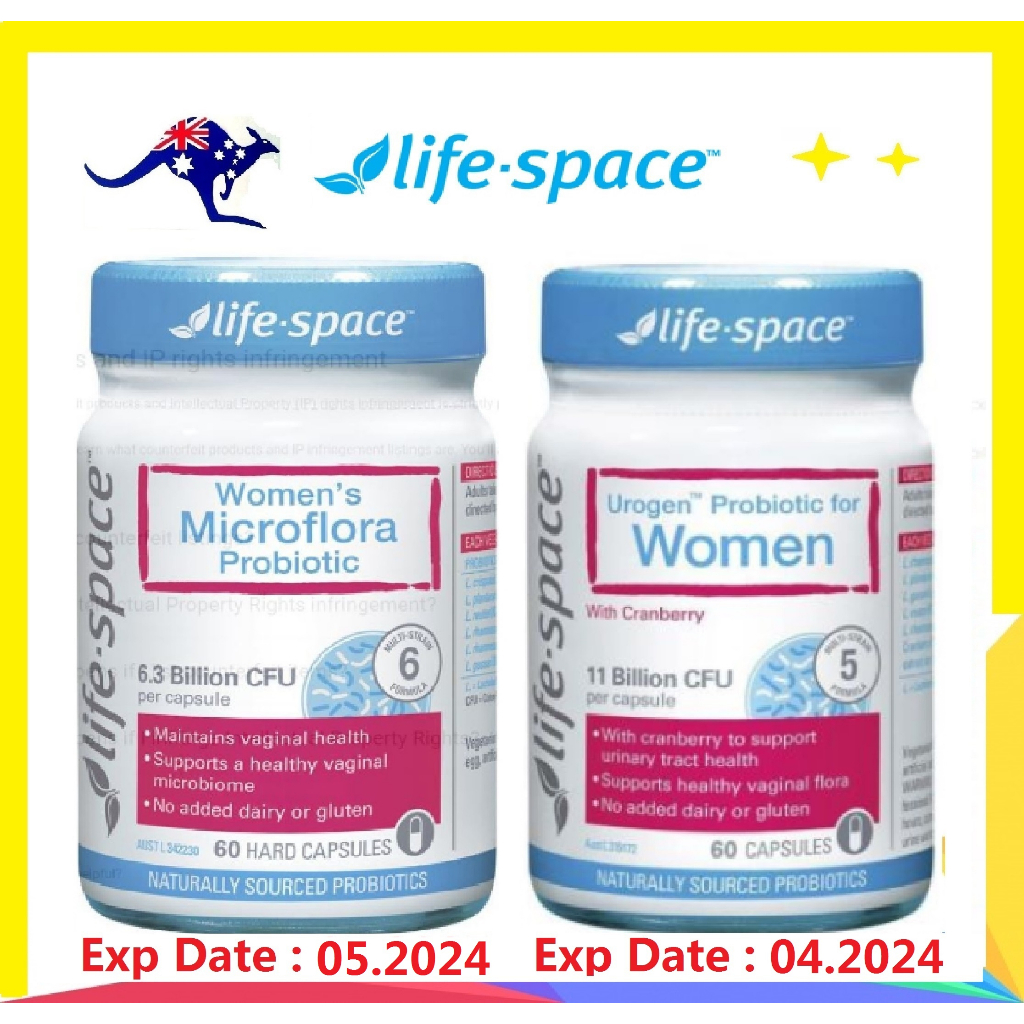 Life Space Urogen Probiotic For Women 60 Caps And Women Microflora