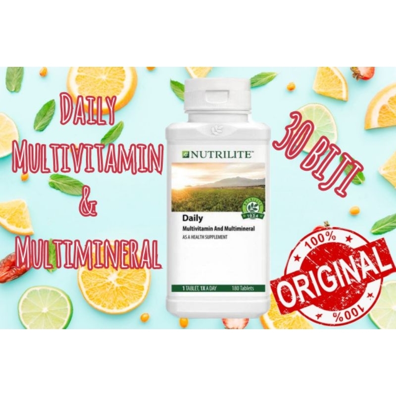 NUTRILITE Daily Multivitamin and Multimineral (30biji) Shopee Malaysia