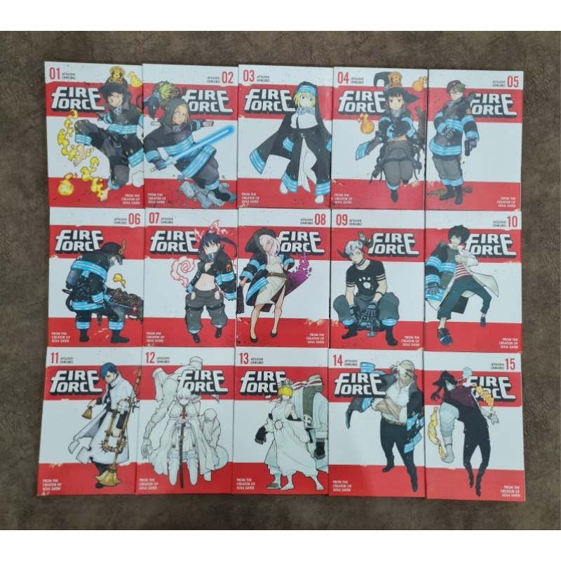 Manga : Fire Force volume 1-34 (English Version) | Shopee Malaysia