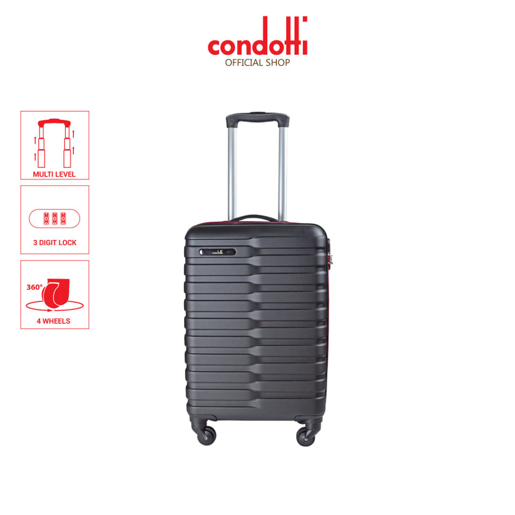 Condotti superlight abs luggage cheap bag 24