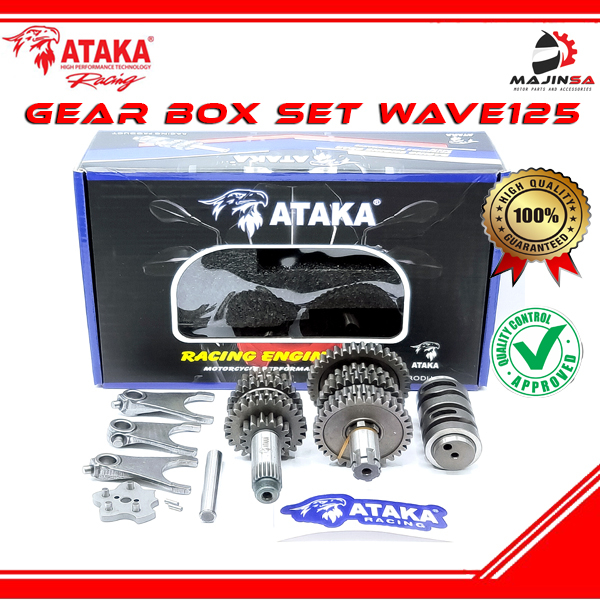 ATAKA RACING GEARBOX GEAR BOX SET HONDA WAVE125 W125 WAVE 125 GEAR BOX ...