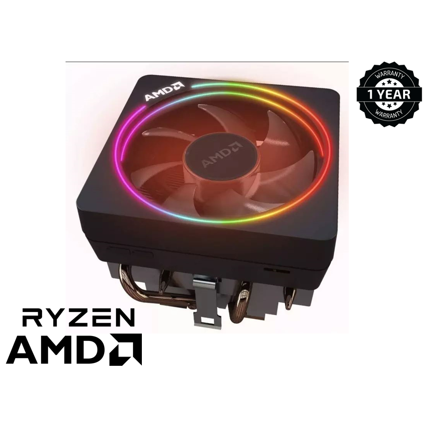 *New Unit* AMD Wraith Prism RGB LED CPU Cooler (AMD Stock Cooler) AM4 ...