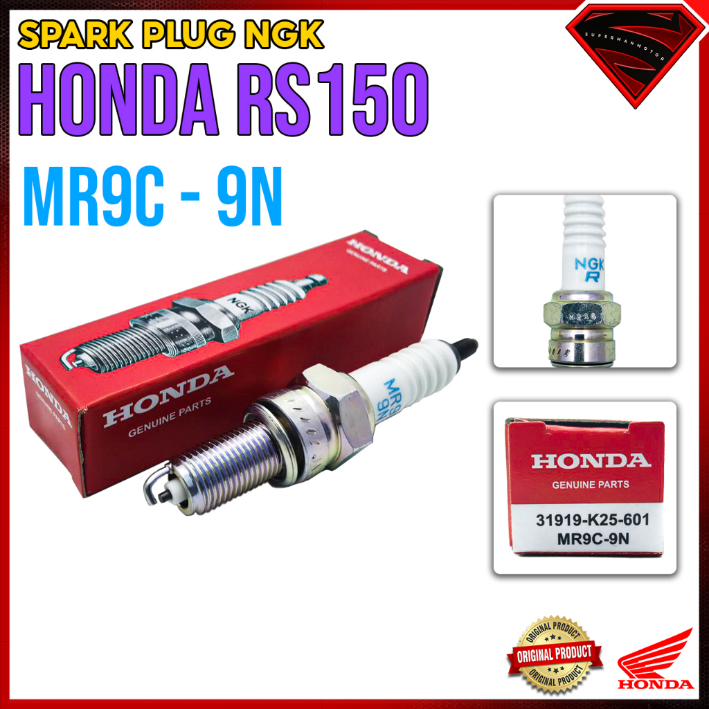 100 ORIGINAL HONDA PLUG RS150 RS150R NGK SPARK PLUG (MR9C9N) 31919K25601 Shopee Malaysia