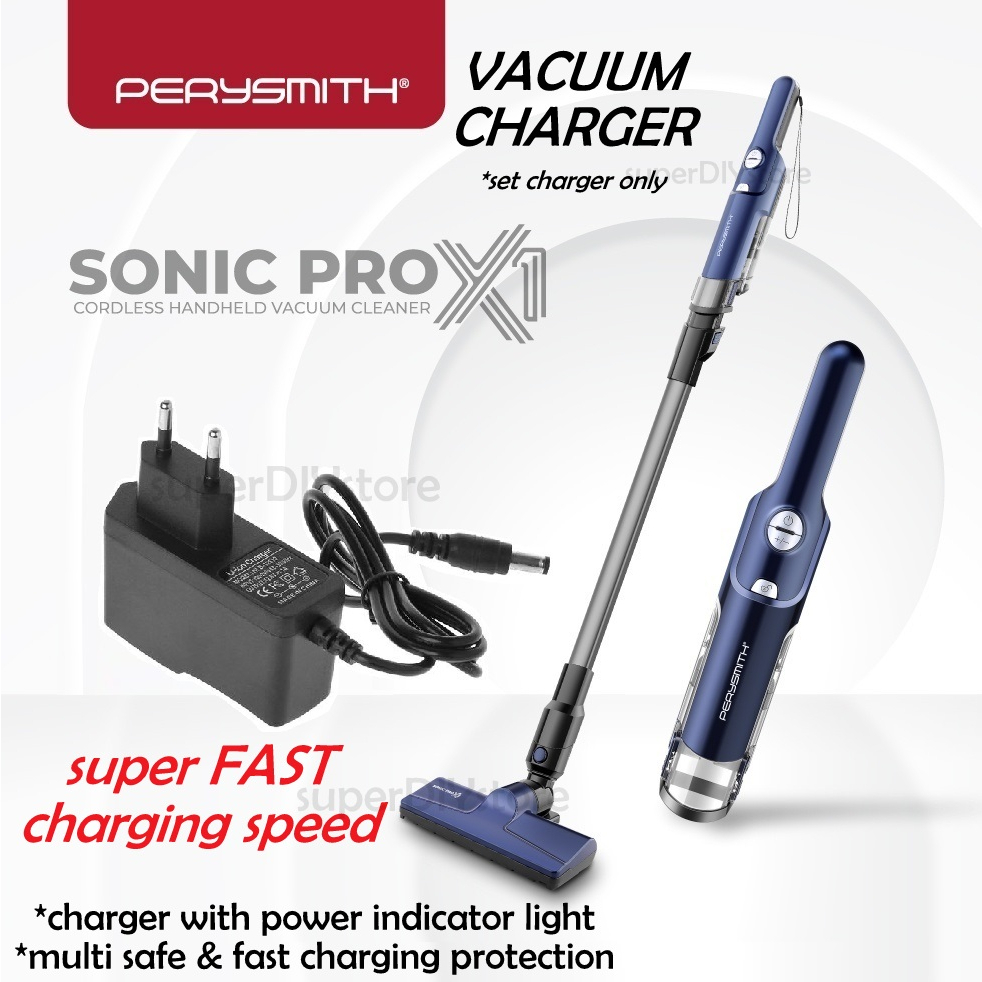 Vacuum charger PerySmith Cordless Handheld Vacuum Cleaner Sonic Pro X1