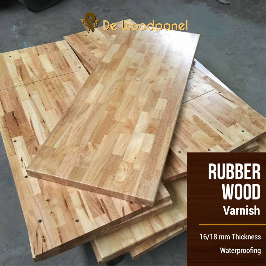 Rubber Wood ( Varnish ) 16mm / 18mm & Custom Size Shopee Malaysia