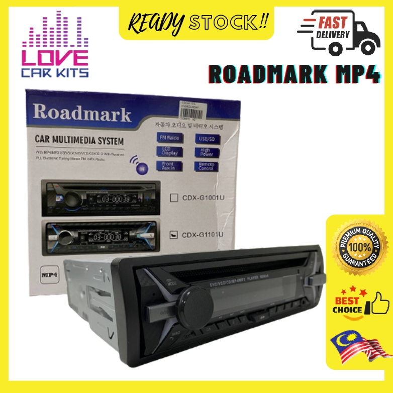 Roadmark DVD Car Media Player Dvd/MP4/USB/SD/FM Radio Receiver Player ...