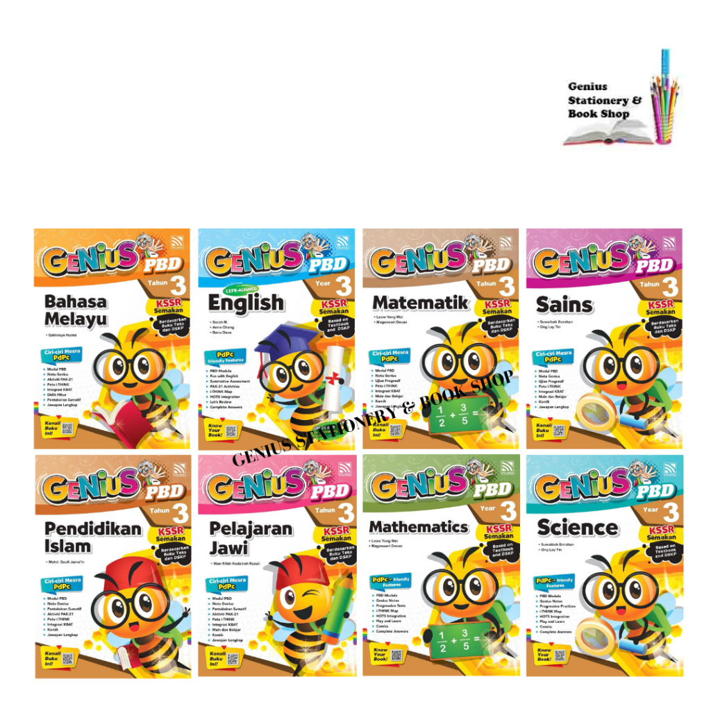 Buku Latihan Genius PBD KSSR 2023 Tahun 3 Shopee Malaysia