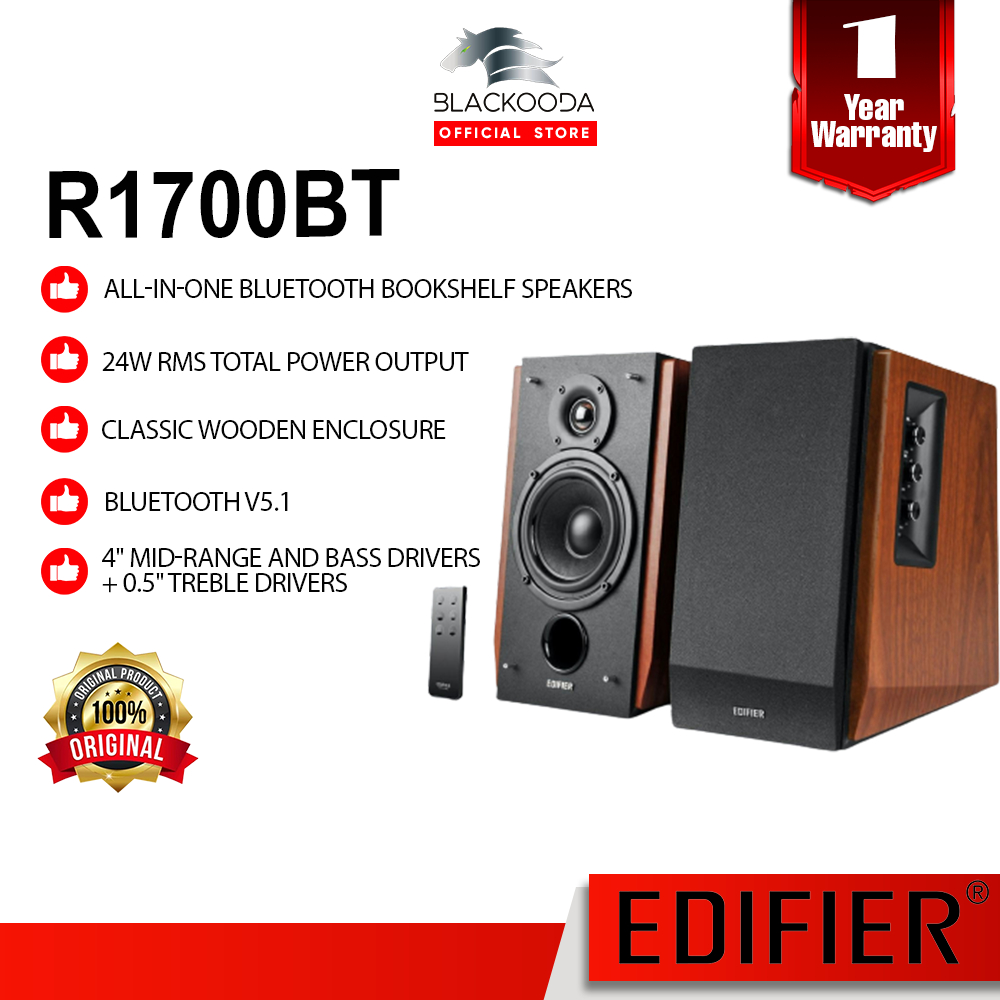 Edifier R1700BT Bluetooth Bookshelf Speakers Complete and excellent