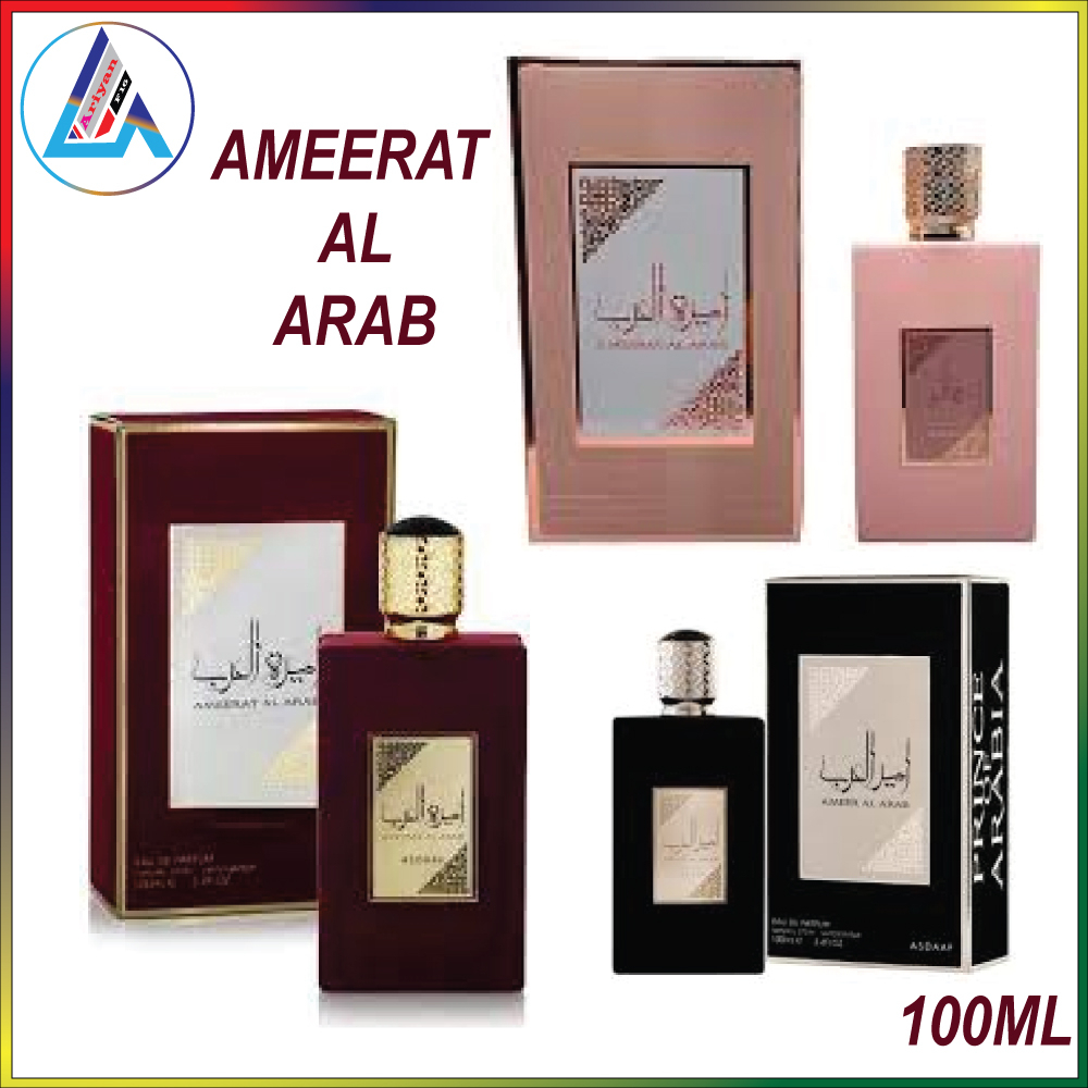 Ameerat Al Arab RED PRIVE ROSE AMEER AL ARAB Eau De Parfum Spray (100 ml 3.4Fl oz) by