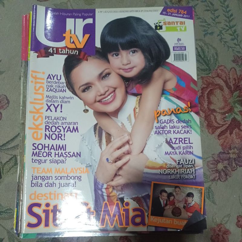 Majalah Hiburan URTV Magazine Preloved Good Condition Murah | Shopee ...