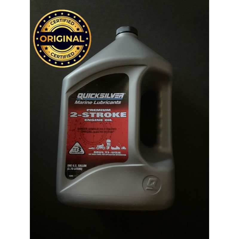 🔥🔥ORIGINAL QUICKSILVER MARINE LUBRICANTS PREMIUM 2STROKE ENGINE OIL 3