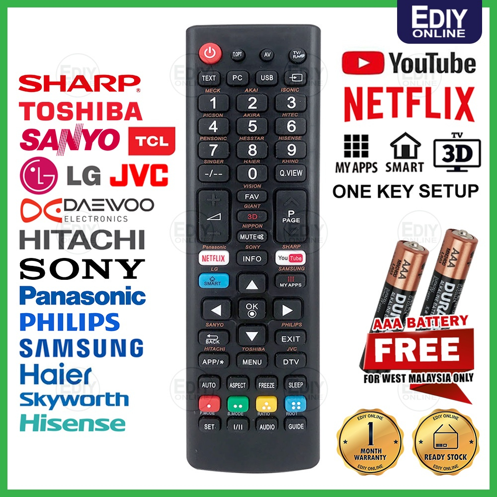 Multi tv clearance remote