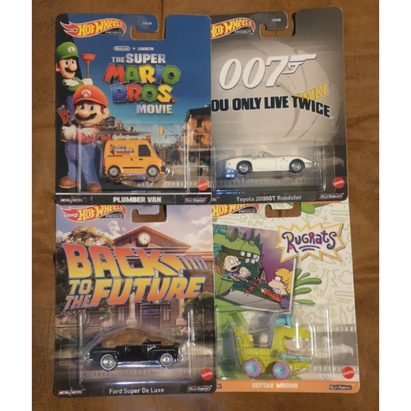 Hot Wheels Premium Retro Entertainment 2023 Mix2 Super Mario Bros Movie Plumber Van Shopee 6576