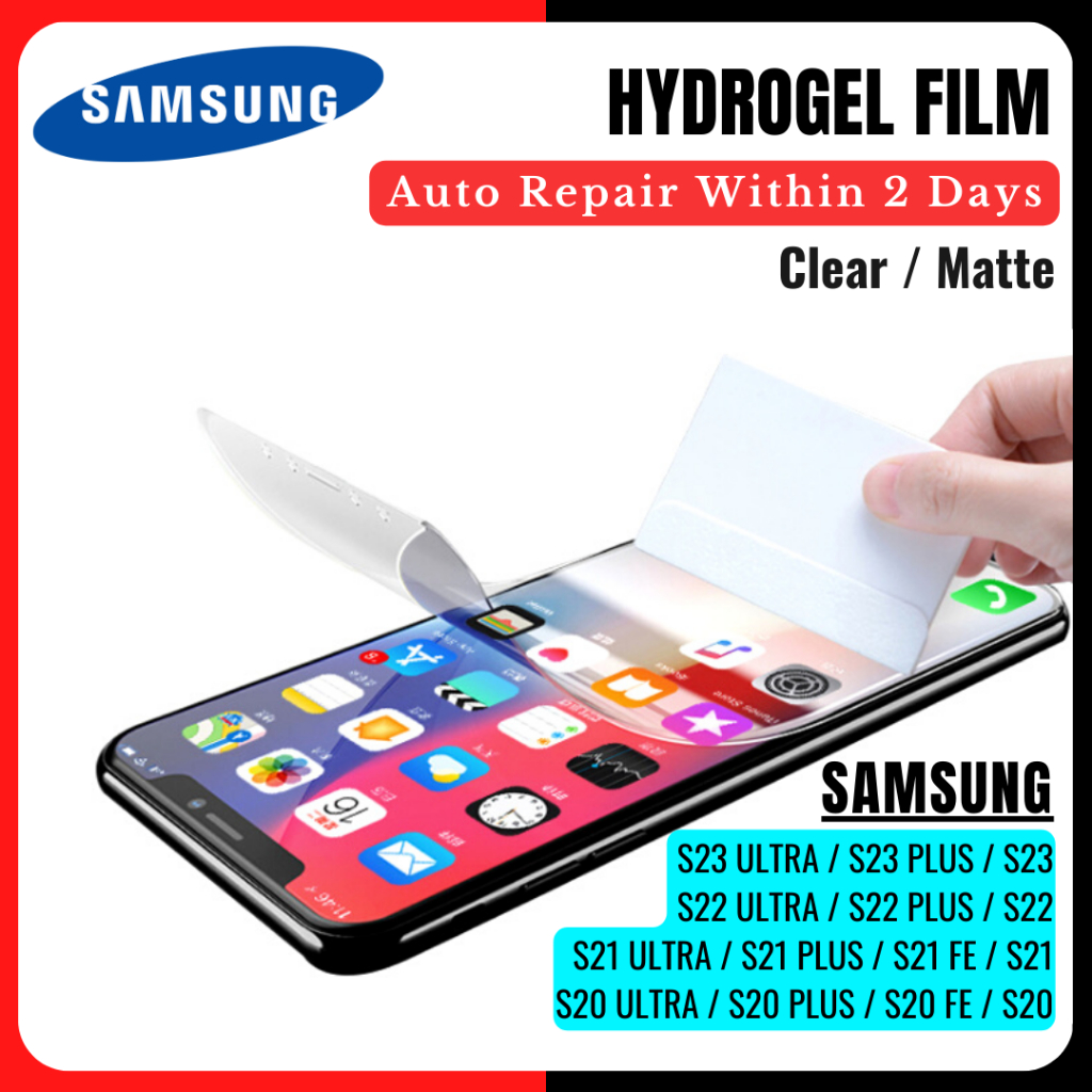 S21 Plus Samsung Ultra S21 Screen Protector Hydrogel Film SAMSUNG