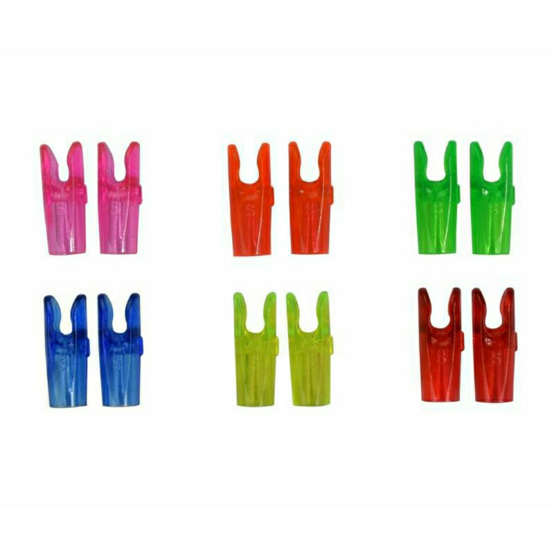 ACCMOS Pfeil Nocken Set - 50 Stück Kunststoff Nocken Für Bogenschießen, Passend Für ID 3,2-6,2mm