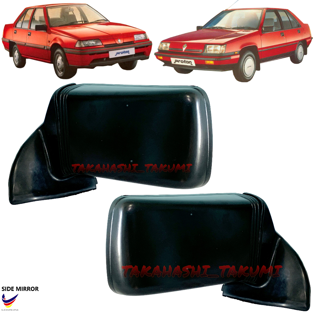 Proton Saga Iswara Lmss Lmst Door Side Mirror Cermin Sisi Tepi With Skru Kit Iron Base